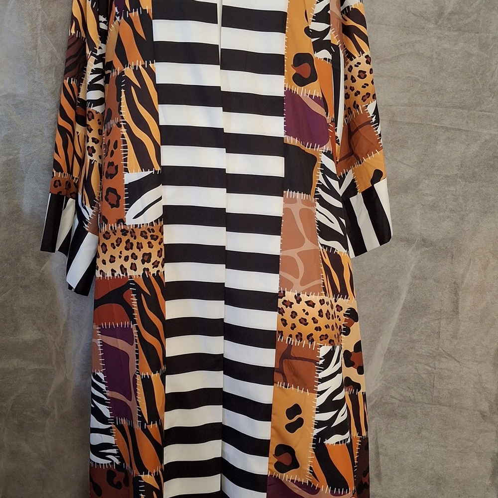 Ankara Print Kimono Kaftan